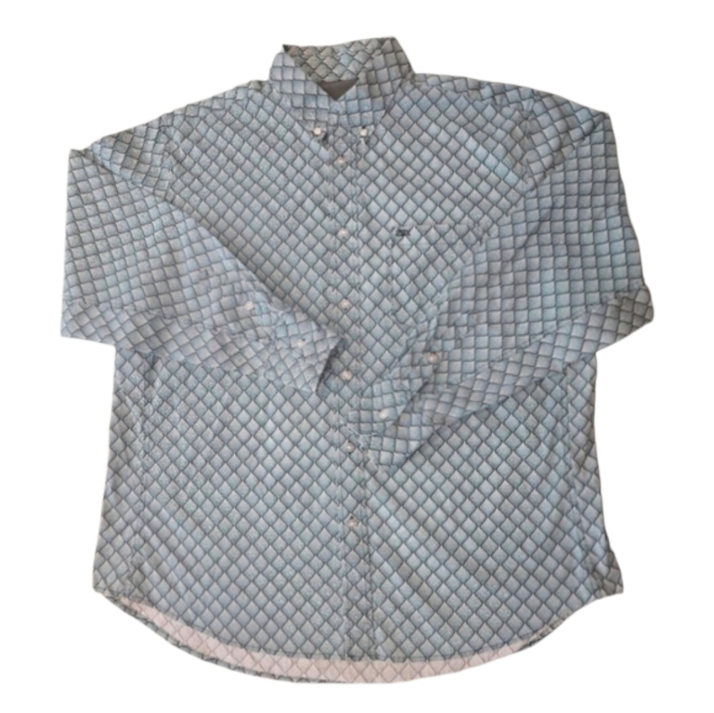 Wrangler Performance‎ Button Down Western Cowboy Shirt Size XXL